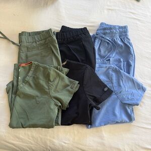 3 women’s scrub sets